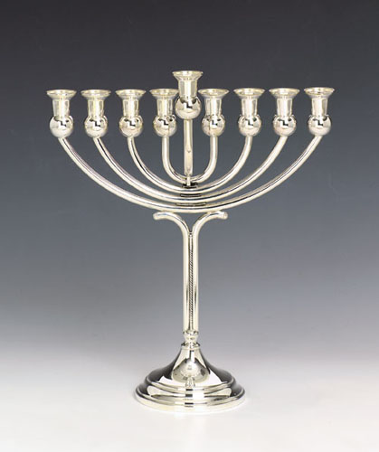 Silver Menorahs